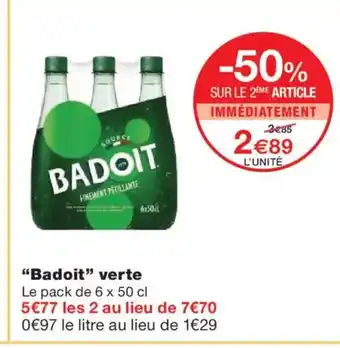 BADOIT Verte