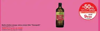 Monoprix CARAPELLI Huile d'olive vierge extra vivacé Bio offre