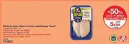 Monoprix LOUÉ Filets de poulet blanc fermier Label Rouge offre