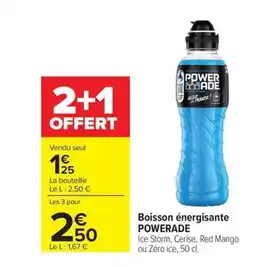 Carrefour POWERADE Boisson énergisante offre