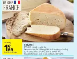 Carrefour Chaumes offre
