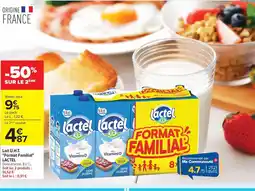 Carrefour LACTEL Lait U.H.T. Format Familial offre