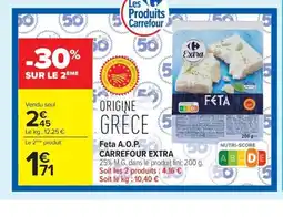 Carrefour CARREFOUR EXTRA Feta A.O.P. offre