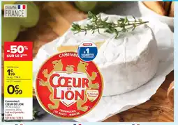 Carrefour CŒUR DE LION Camembert offre