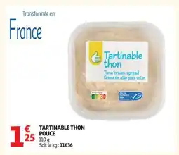 Auchan TARTINABLE THON POUCE offre