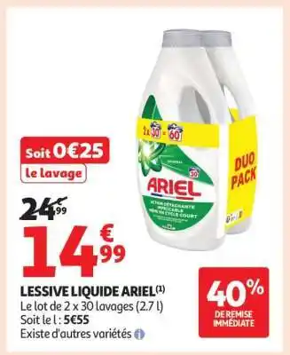 LESSIVE LIQUIDE ARIEL