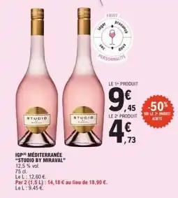 E.Leclerc IGP MEDITERRANEE studio by miraval offre
