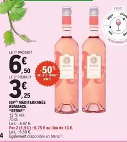 E.Leclerc IGP MÉDITERRANÉE ROMANCE BERNE offre