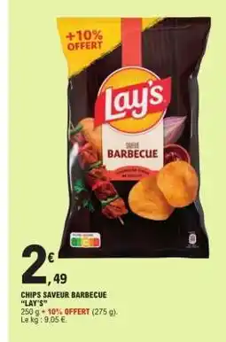 E.Leclerc Chips Saveur Barbecue Lay's offre