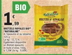 E.Leclerc BRETZELS ROYALES BIO NATURALINE offre