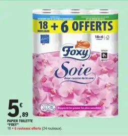 E.Leclerc PAPIER TOILETTE FOXY offre