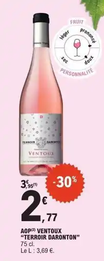 E.Leclerc AOP VENTOUX “TERROIR DARONTON” offre