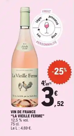 E.Leclerc Vin de France La Vieille Ferme offre