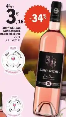 E.Leclerc AOP Gaillac Saint-Michel Grande Réserve offre