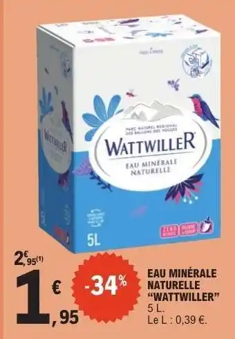 Eau Minérale Naturelle Wattwiller