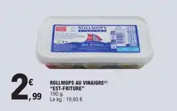 E.Leclerc ROLLMOPS AU VINAIGRE EST FRITURE offre