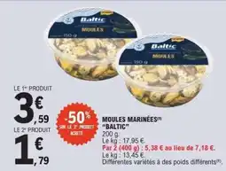 E.Leclerc MOULES MARINÉES 'BALTIC' offre