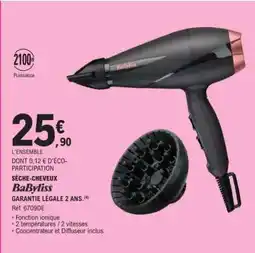 E.Leclerc SÈCHE CHEVEUX BaByliss offre