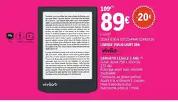 E.Leclerc LISEUSE VIVLIO LIGHT ZEN offre
