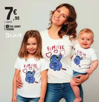 E.Leclerc Tee-Shirt Femme offre