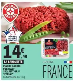 E.Leclerc Viande Hachée Pur Bœuf offre