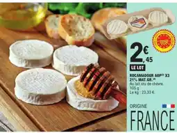 E.Leclerc ROCAMADOUR AOP X3 offre