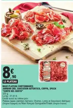 E.Leclerc MAXI PLATEAU CHIFFONNADES offre