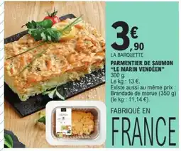 E.Leclerc PARMENTIER DE SAUMON LE MARIN VENDÉEN offre