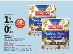E.Leclerc Noix de cajou grillées salées offre