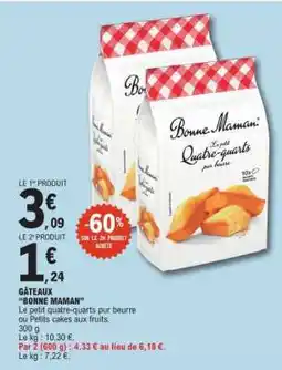 E.Leclerc Gateaux Bonne Maman offre