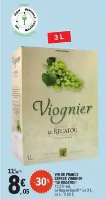 E.Leclerc Viognier Le Recatou offre