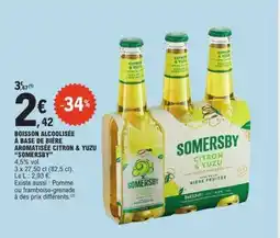 E.Leclerc SOMERSBY Citron & Yuzu offre