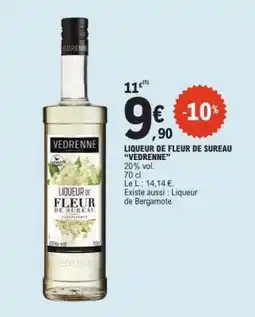 E.Leclerc LIQUEUR DE FLEUR DE SUREAU “VEDRENNE” offre