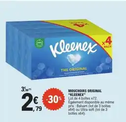 E.Leclerc MOUCHOIRS ORIGINAL “KLEENEX” offre