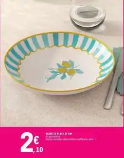 E.Leclerc ASSIETTE PLATE 27 CM offre