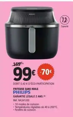 E.Leclerc Friteuse Sans Huile Philips offre