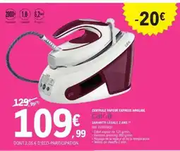 E.Leclerc Centrale Vapeur Express Airglide offre