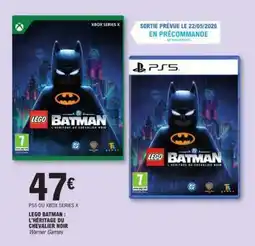 E.Leclerc LEGO Batman : L'Héritage du Chevalier Noir offre