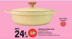 E.Leclerc FAITOUT BAS BEIGE 28 CM offre