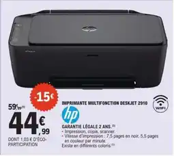 E.Leclerc IMPRIMANTE MULTIFONCTION DESKJET 2910 offre