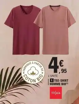 E.Leclerc TEE-SHIRT HOMME BIO offre