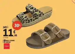 E.Leclerc Mule Femme ou Enfant offre