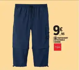 E.Leclerc PANTACOURT DÉTACHABLE HOMME offre
