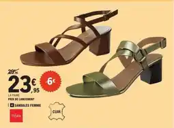 E.Leclerc SANDALES FEMME offre