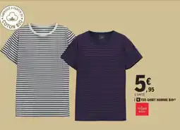 E.Leclerc TEE-SHIRT HOMME BIO offre