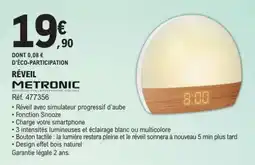 E.Leclerc RÉVEIL METRONIC offre