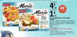 E.Leclerc PLAT CUISINÉ SURGELÉ FINE CUISINE 'MARIE' offre