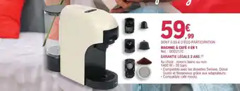 MACHINE À CAFÉ 4 EN 1