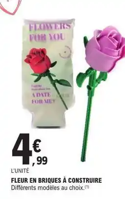 E.Leclerc FLEUR EN BRIQUES À CONSTRUIRE offre