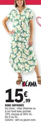 E.Leclerc ROBE IMPRIMÉE offre